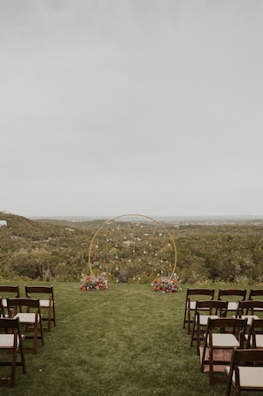 Espace banquet en plein air