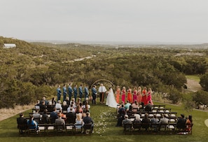 Espace banquet en plein air