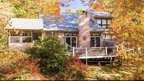 House view, lake side.  