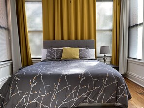 Queen bedroom with dresser