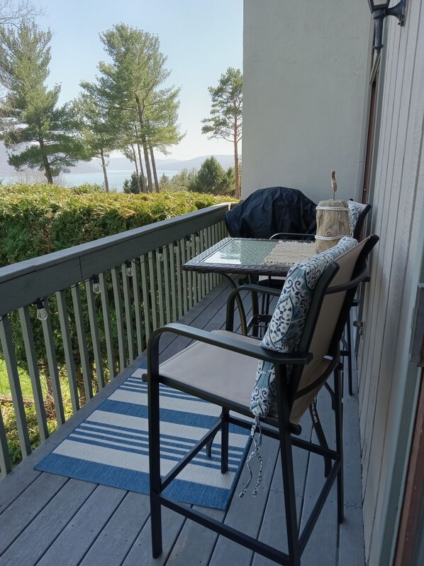 lake views upper patio