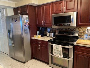 Kitchen with new appliances