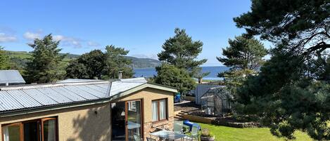 View over The Boathouse towards the sea