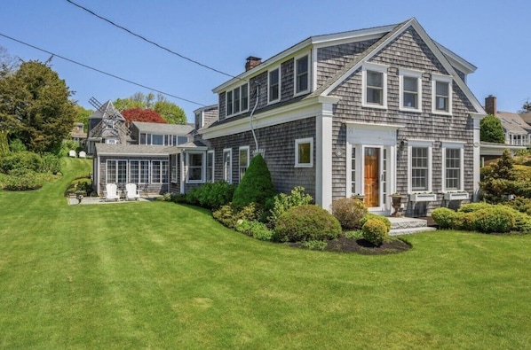 Sea Captain's House - overlooking the water and steps from Oyster Pond Beach