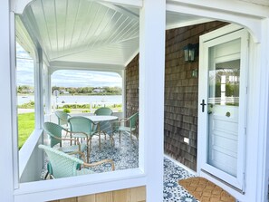 Porch just off kitchen/family room