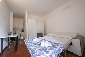 Sofa bed (sleeping area for studio)