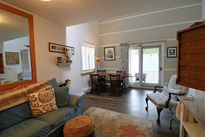 Living/Dining Area w/View of Patio