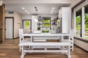 Large dining table