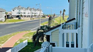Side view of the ocean from your balcony