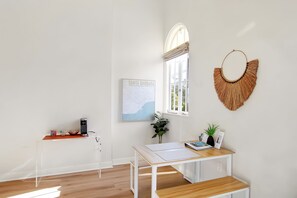 Enjoy light meals and breakfast at home with coffee, tea, toaster and lots of guest amenities!