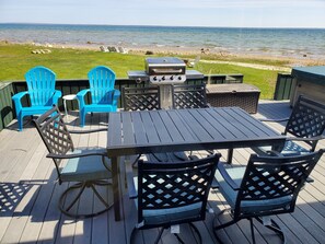 Enjoy grilling and lounging on deck.