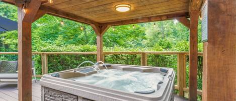 Soak 'n Relax in the Hot tub