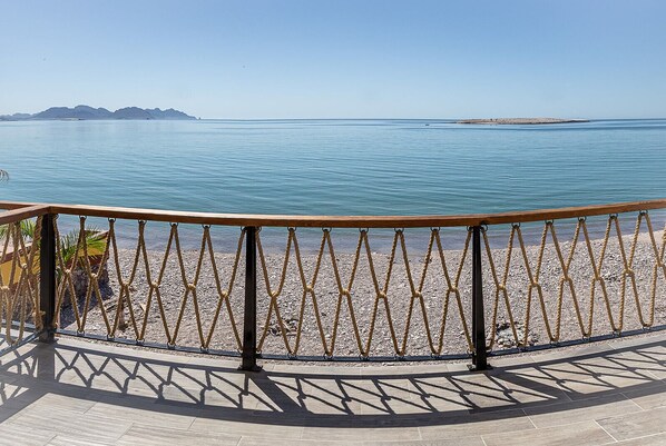 View from main bedroom  and its own terrace.