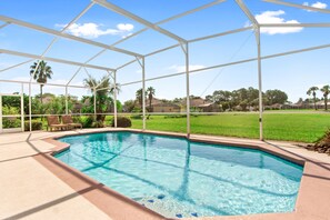 Spacious Inground Pool w/ Golf-Course Views