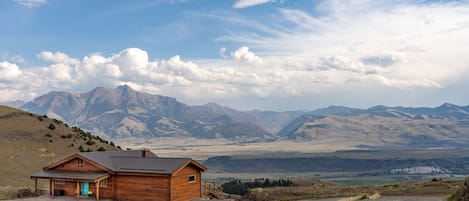 Incredible mountain and valley views from the home.