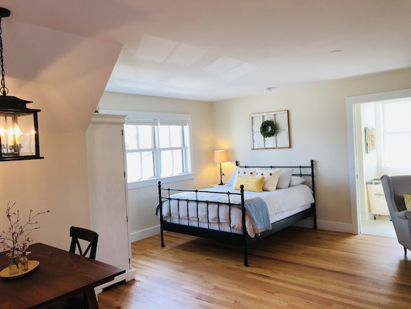 Lots of natural light in this loft.
