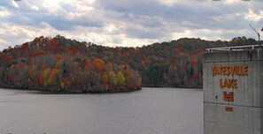 Cabin closest to Marina boat landing. Most bass tournaments go out of there