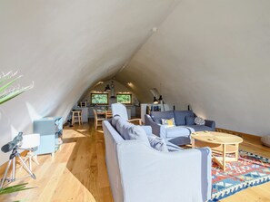 Living area | Jack Strawbale House - Strawbale Collection, Strontian, near Fort William