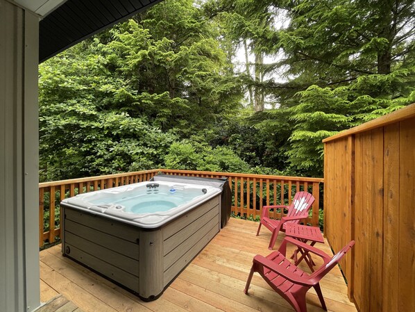 Bain à remous extérieur