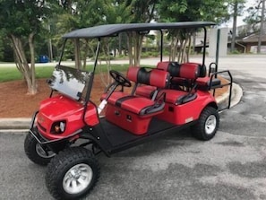 6 Seater Golf Cart Included!!