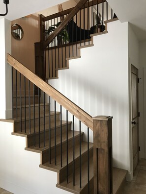 Entryway and Stairs to Mountain Top Main Living Space 