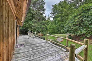 Private Deck | 12 Acres of Private Property