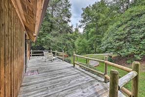 Private Deck | 12 Acres of Private Property
