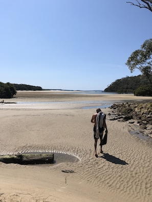 The Inlet from our garden gate at low tide