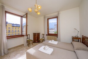 The second bedroom, large and bright