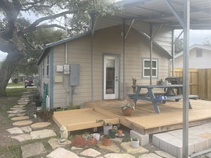 Welcome to your deck patio.