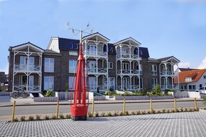 Hauptansicht des Ferienobjektes Weiße Düne in Wittdün auf Amrum