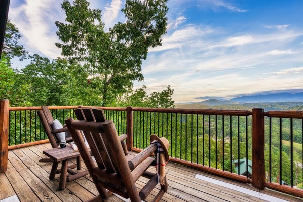 The 2nd floor private deck will be your favorite place with endless views