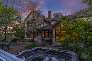 Rear Patio and hot tub