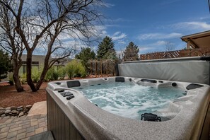 Relax in the Private Hot Tub!