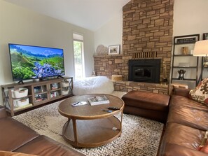 Living Room with fire place