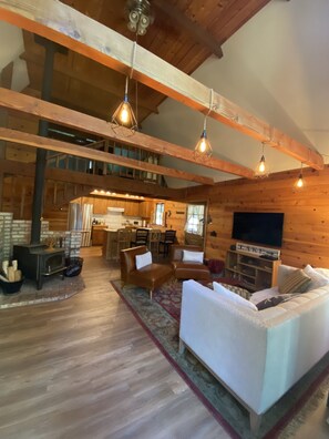 Open concept floor plan