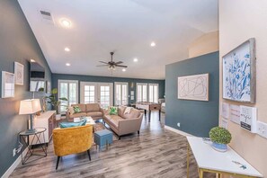 Our open floorplan is spacious and filled with natural light.
