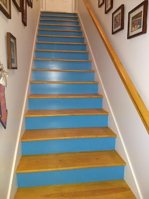 Stairs to entire space