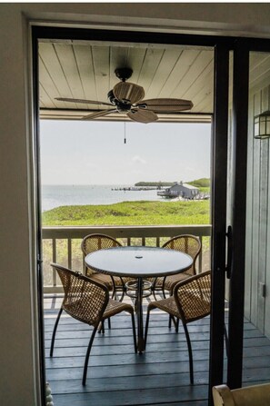 There is a new, upgraded table - this one was damaged in the storm!