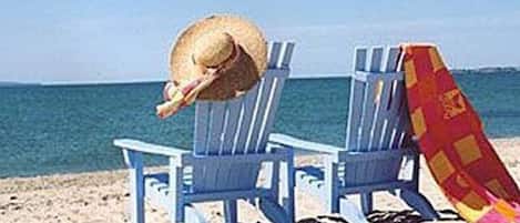 Enjoy our pristine beach.