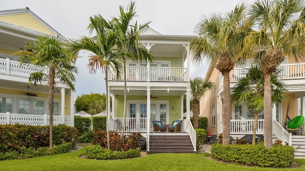 Back of Home - facing the Atlantic Ocean and Pool.