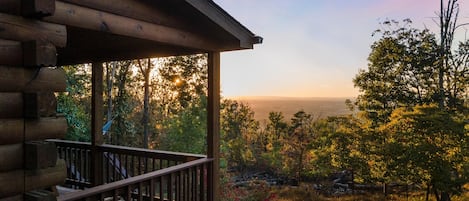 Enjoy these sunset views from your front porch!