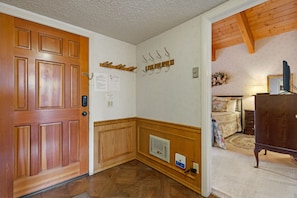 Entry area with plenty of space to hang coats
