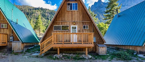 Rustic A-Frame cabin