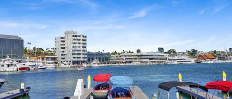New port marina and shops
Short walk 