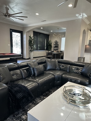 Zgallerie Leather Sectional