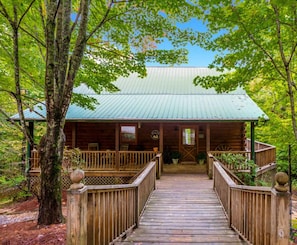 The Perfect Mountain Getaway in this True Log Cabin built by the same family that still owns it!