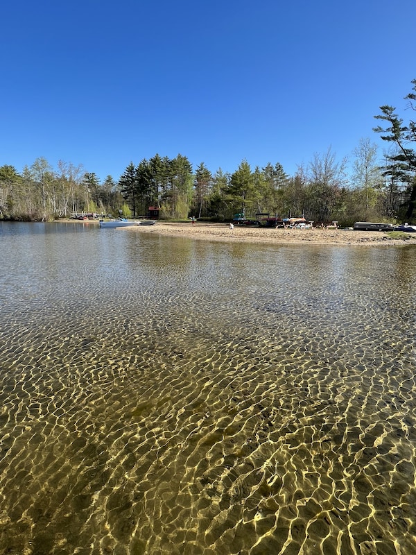 Standing in the shallows. Wade in here or dive in the deep end. It's heaven.