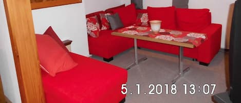 Große Familienferienwohnung (95qm) mit Wohnküche und 2 Schlafräumen