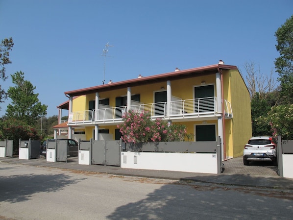 Balkon, Veranda, Tor, Zaun